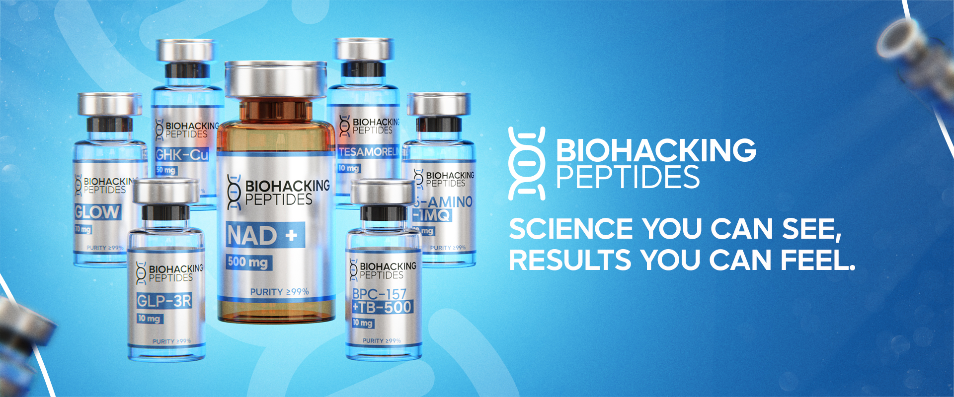 BioHacking Peptides - Science you can see, Results you can feel